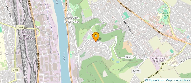 localisation de l'entreprise MADAME NATHALIE LEGRAIN  AMFREVILLE-LA-MI-VOIE