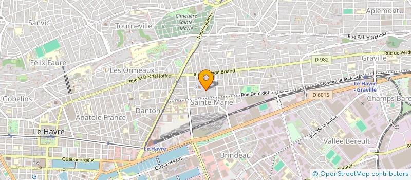 localisation de l'entreprise MADAME NATHALIE LEGRAND  LE HAVRE