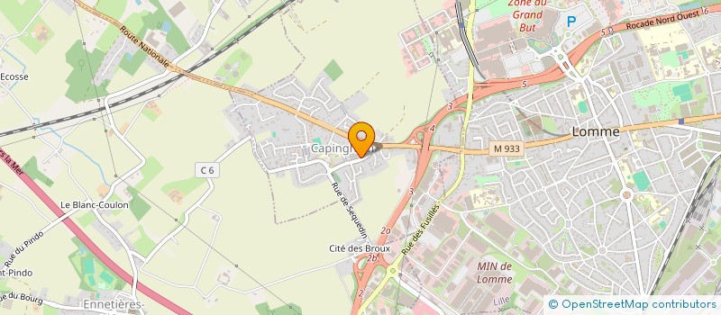 localisation de l'entreprise MADAME NATHALIE LEGRAND à LILLE