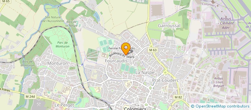 localisation de l'entreprise MADAME NATHALIE LEHMANN à COLOMIERS