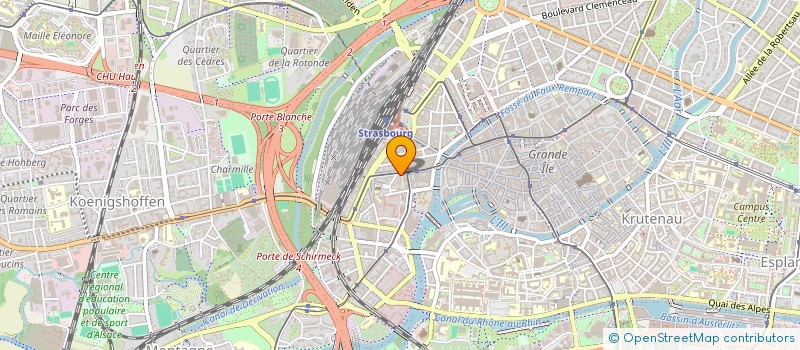 localisation de l'entreprise MADAME NATHALIE LEHN à STRASBOURG