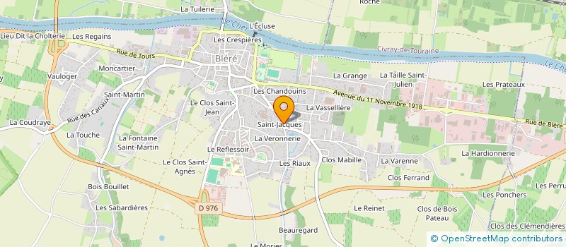localisation de l'entreprise MADAME NATHALIE LEHNERT à BLERE
