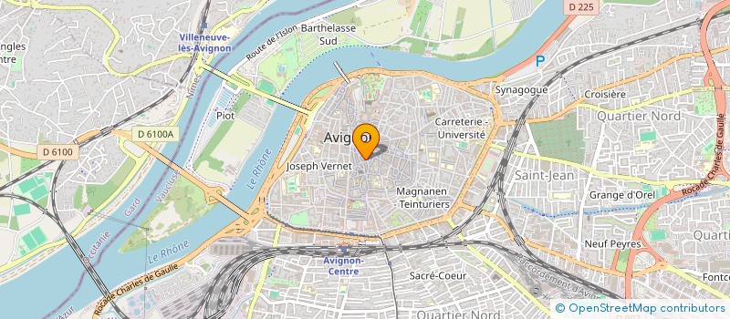 localisation de l'entreprise MADAME NATHALIE LEJEUNE  AVIGNON