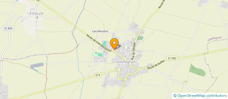 localisation de l'entreprise MADAME NATHALIE LELARD  VILLEFAGNAN