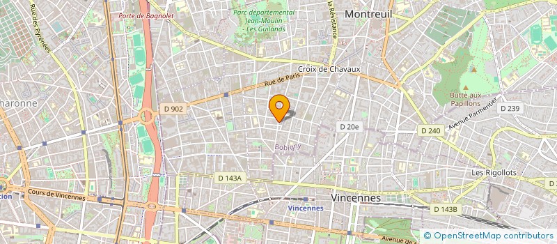 localisation de l'entreprise MADAME NATHALIE LELEU à MONTREUIL