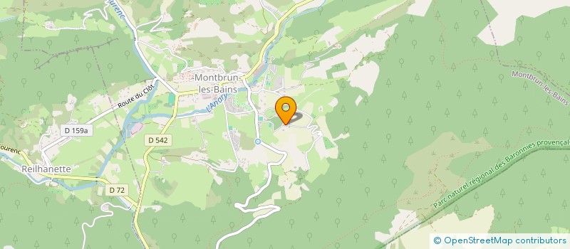 localisation de l'entreprise MADAME NATHALIE LELEU à MONTBRUN-LES-BAINS