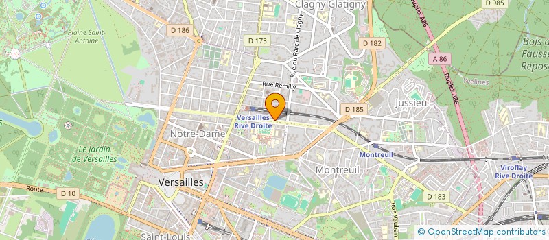 localisation de l'entreprise MADAME NATHALIE LELONG à VERSAILLES