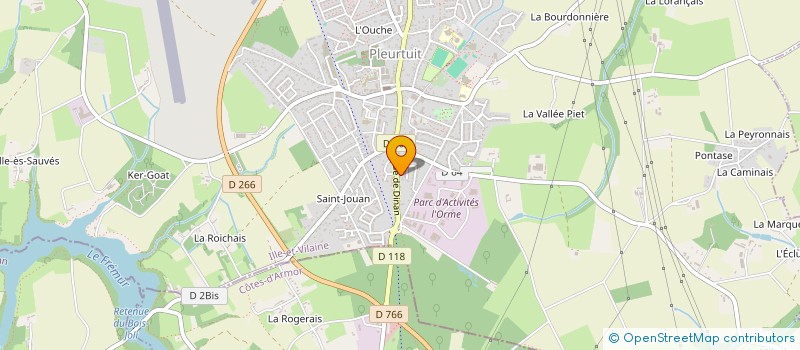 localisation de l'entreprise MADAME NATHALIE LEMAIRE  PLEURTUIT