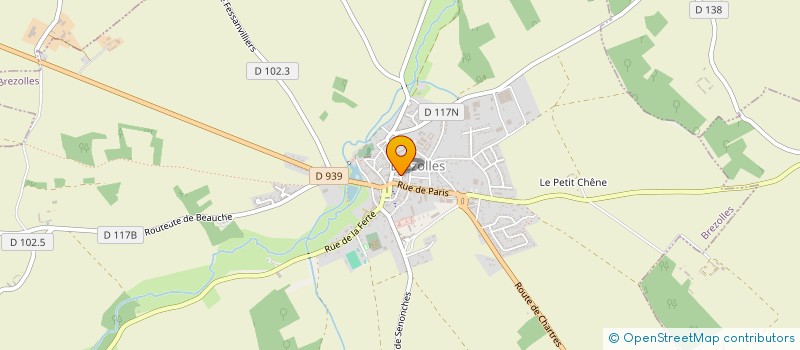 localisation de l'entreprise MADAME NATHALIE LEMAIRE à BREZOLLES