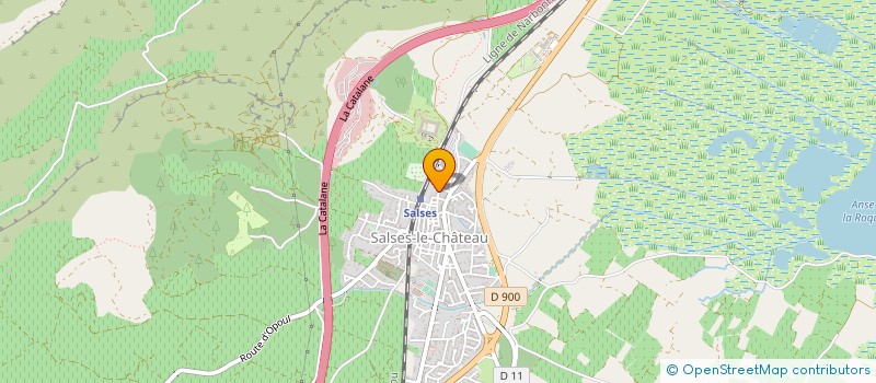 localisation de l'entreprise MADAME NATHALIE LEMAIRE  SALSES-LE-CHATEAU