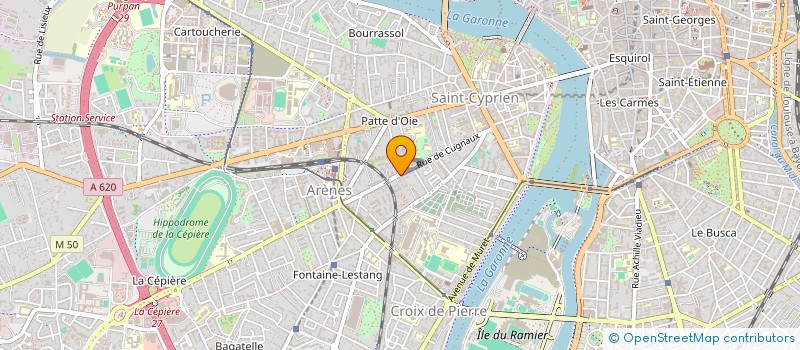 localisation de l'entreprise MADAME NATHALIE LEMERY  TOULOUSE