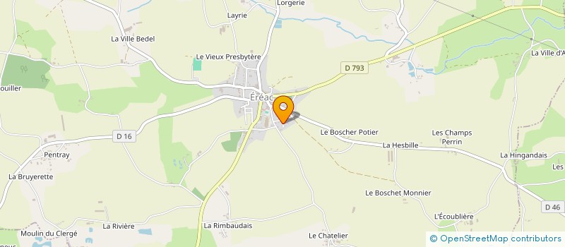 localisation de l'entreprise MADAME NATHALIE LEMETAYER  EREAC