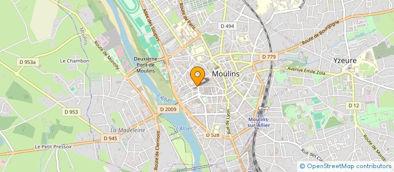 localisation de l'entreprise MADAME NATHALIE LEMETRE à MOULINS