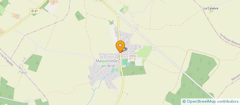 localisation de l'entreprise MADAME NATHALIE LEMOINE  MAISONCELLES-EN-BRIE