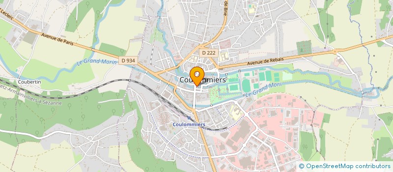 localisation de l'entreprise MADAME NATHALIE LEMONT à COULOMMIERS