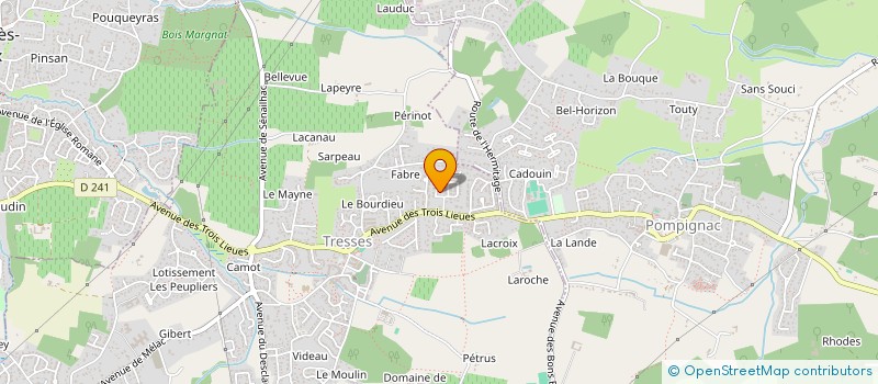 localisation de l'entreprise MADAME NATHALIE LENORMAND à TRESSES
