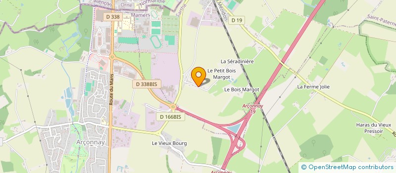 localisation de l'entreprise MADAME NATHALIE LENORMAND  ROUESSE-FONTAINE