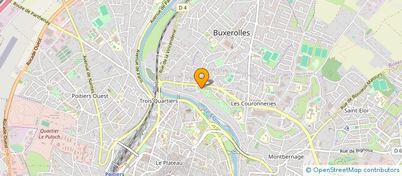 localisation de l'entreprise MADAME NATHALIE LEPAGE à POITIERS