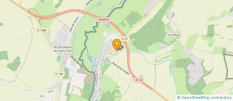 localisation de l'entreprise MADAME NATHALIE LEPAGE  SAINT-CLAIR-SUR-EPTE