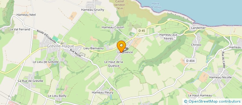 localisation de l'entreprise MADAME NATHALIE LEPARMENTIER  LA HAGUE