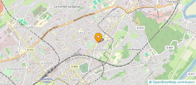 localisation de l'entreprise MADAME NATHALIE LEPEULE à BESANCON
