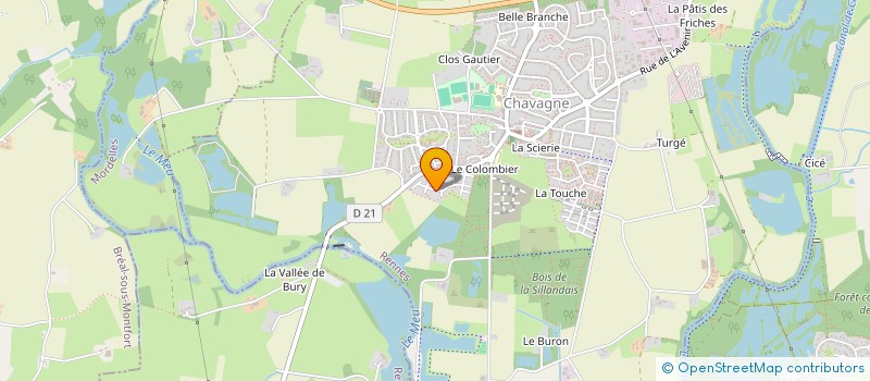 localisation de l'entreprise MADAME NATHALIE LEPRETRE  CHAVAGNE