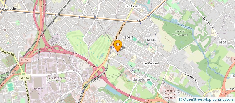 localisation de l'entreprise MADAME NATHALIE LERAT à VILLENEUVE-D'ASCQ