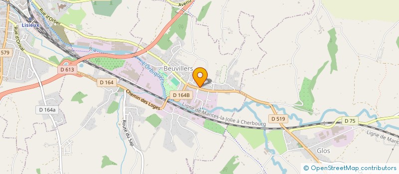 localisation de l'entreprise MADAME NATHALIE LERCH  GLOS