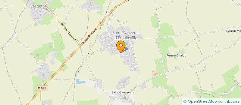 localisation de l'entreprise MADAME NATHALIE LEROUGE  SAINT-SAUVEUR-D'EMALLEVILLE