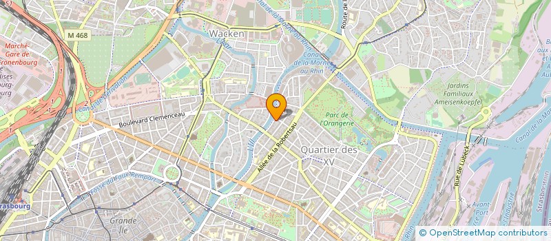 localisation de l'entreprise MADAME NATHALIE LEROUX à STRASBOURG