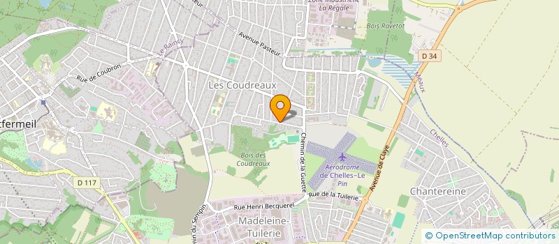 localisation de l'entreprise MADAME NATHALIE LEROUX  CHELLES