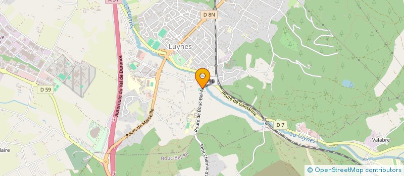 localisation de l'entreprise MADAME NATHALIE LEROY  LA FARE-LES-OLIVIERS