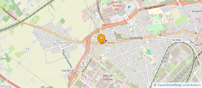 localisation de l'entreprise MADAME NATHALIE LEROY à LILLE