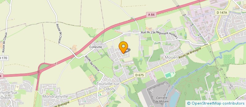 localisation de l'entreprise MADAME NATHALIE LEROY  MOUEN