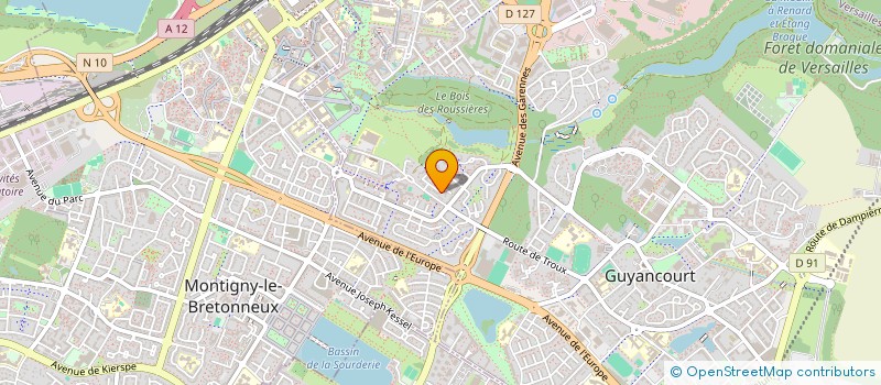 localisation de l'entreprise MADAME NATHALIE LESAGE  GUYANCOURT