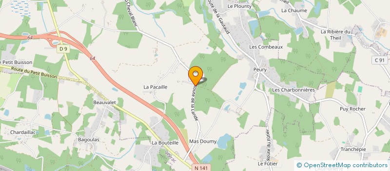 localisation de l'entreprise MADAME NATHALIE LESCOP  VEYRAC