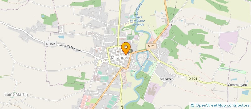 localisation de l'entreprise MADAME NATHALIE LESCURE  LABEJAN