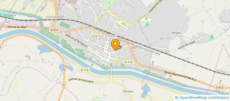 localisation de l'entreprise MADAME NATHALIE LESEIGNEUR  VALENCE