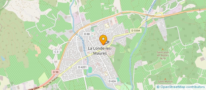 localisation de l'entreprise MADAME NATHALIE LESNARD à LA LONDE-LES-MAURES