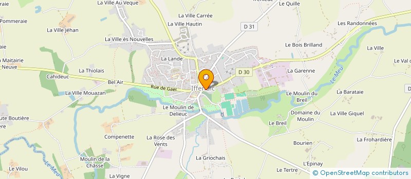 localisation de l'entreprise MADAME NATHALIE LESNE à IFFENDIC