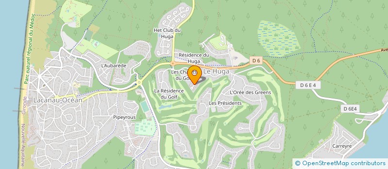 localisation de l'entreprise MADAME NATHALIE LESNY  LACANAU