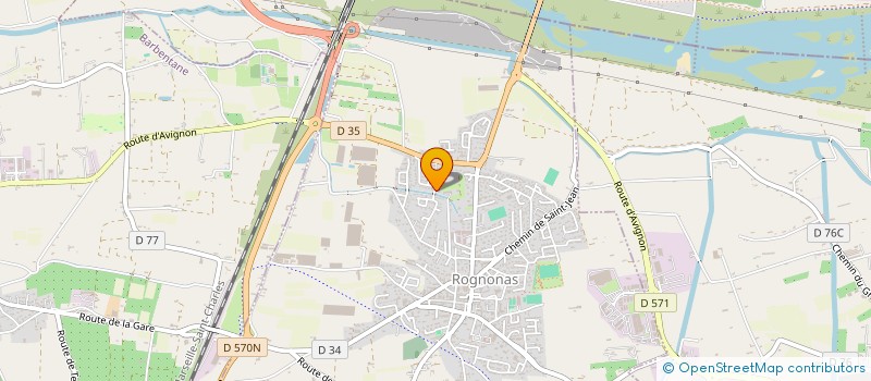 localisation de l'entreprise MADAME NATHALIE LESSEUX  ROGNONAS