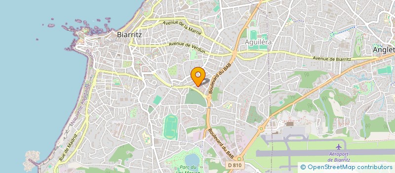 localisation de l'entreprise MADAME NATHALIE LESSIEUR  BIARRITZ