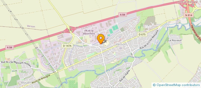 localisation de l'entreprise MADAME NATHALIE LESTROUBAC  VERSON