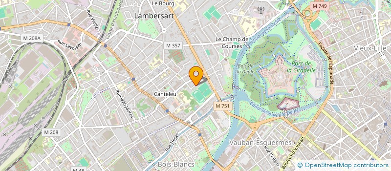 localisation de l'entreprise MADAME NATHALIE LESZKOWICZ à LAMBERSART