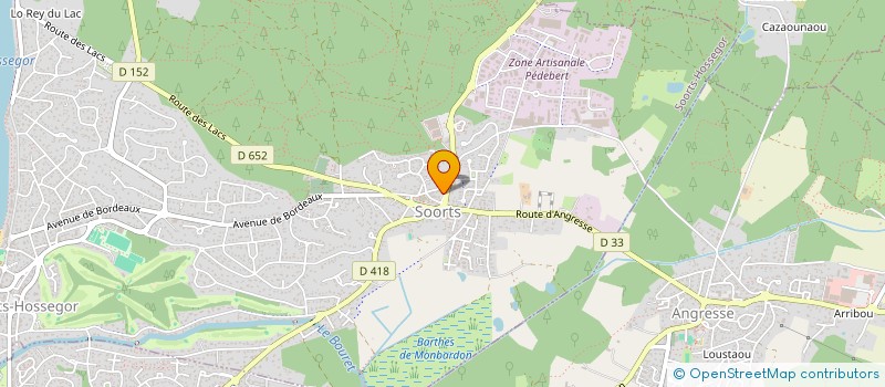 localisation de l'entreprise MADAME NATHALIE LETHUIN  SOORTS-HOSSEGOR