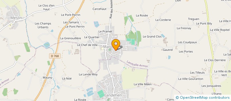 localisation de l'entreprise MADAME NATHALIE LETORT à LAMBALLE-ARMOR
