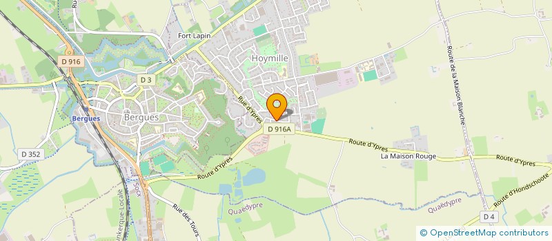 localisation de l'entreprise MADAME NATHALIE LEUREGANS  HOYMILLE