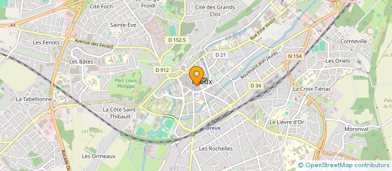 localisation de l'entreprise MADAME NATHALIE LEVAVASSEUR à DREUX