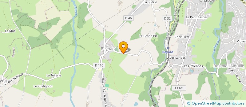 localisation de l'entreprise MADAME NATHALIE LEVEQUE à AIXE-SUR-VIENNE